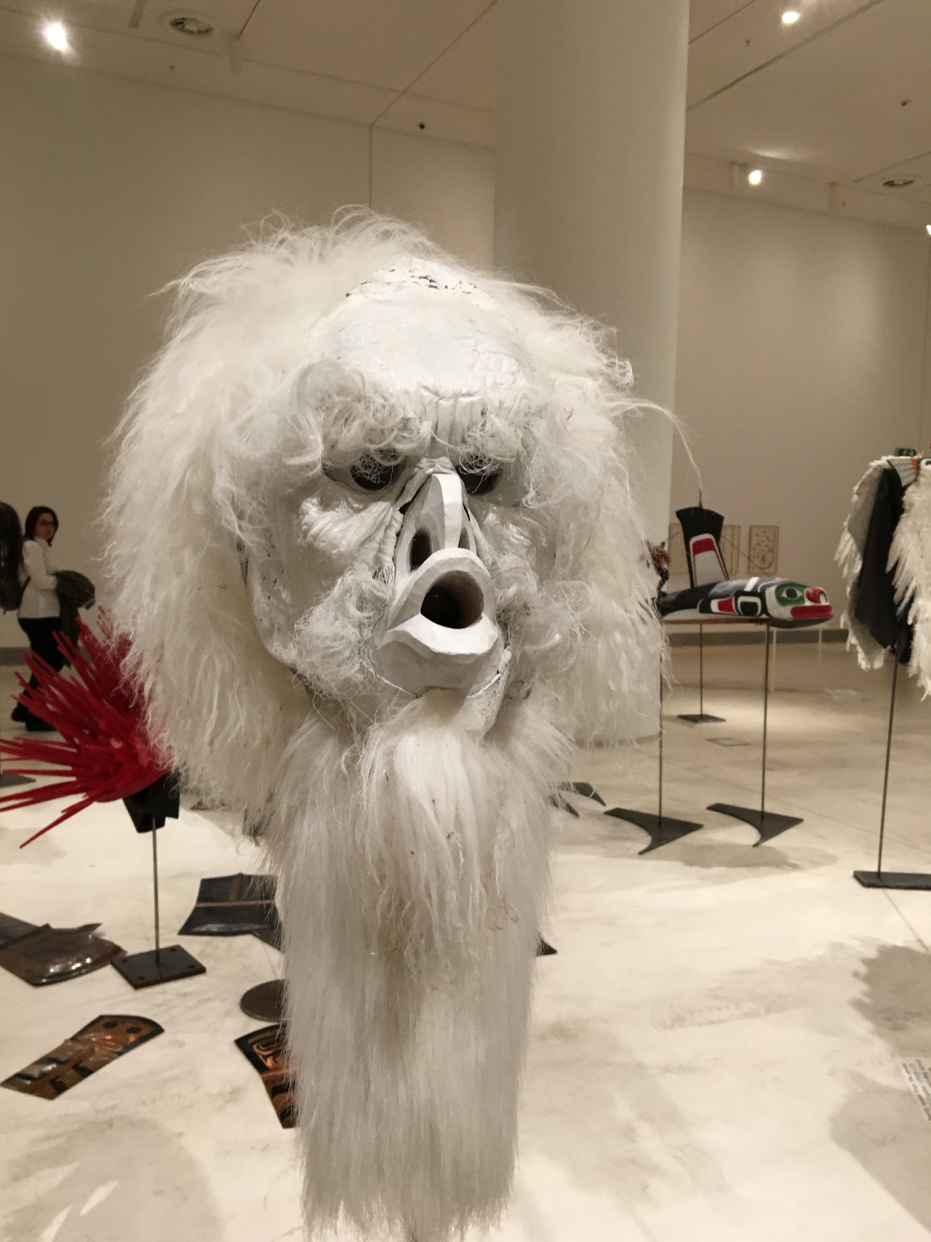 Mask by Beau Dick. Documenta 14 Athens