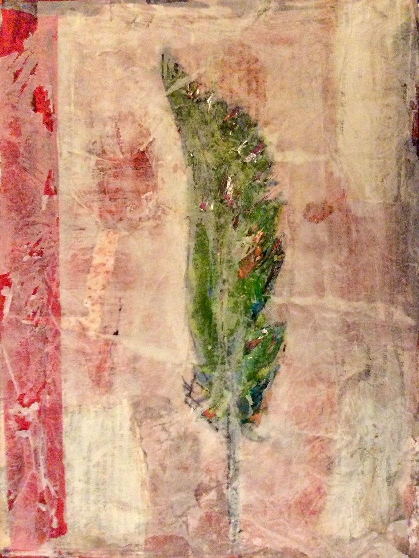 Original mixed media paintin by AthensLettersArt 